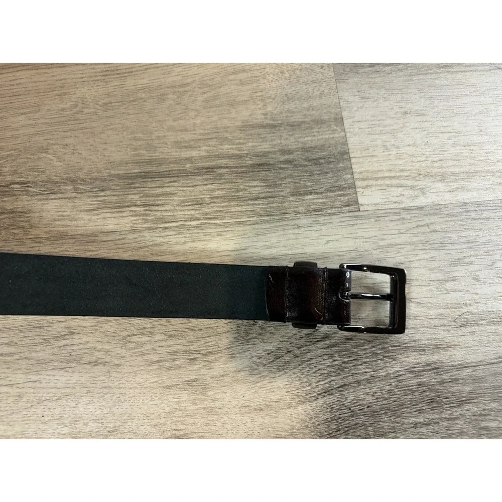 Dockers Brown Genuine Leather Dress Belt - Men's Size‎ 40/100 Buckle